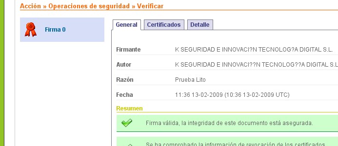 Validation of documents